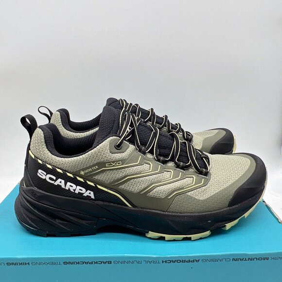 Scarpa Rush 2 GTX Women’s Hiking Trail Running Shoes Sage Dusty Yellow US 7.5 B - Picture 5 of 10